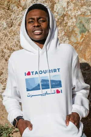 Sweat à capuche avec design "ثورات المدينة"